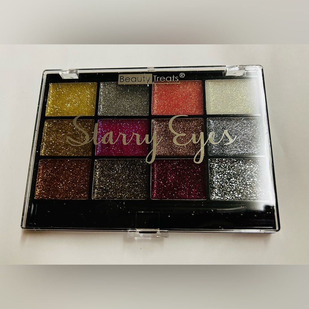 New Beauty Treats Starry Eyes 12 Pressed Glitters - Picture 10 of 13